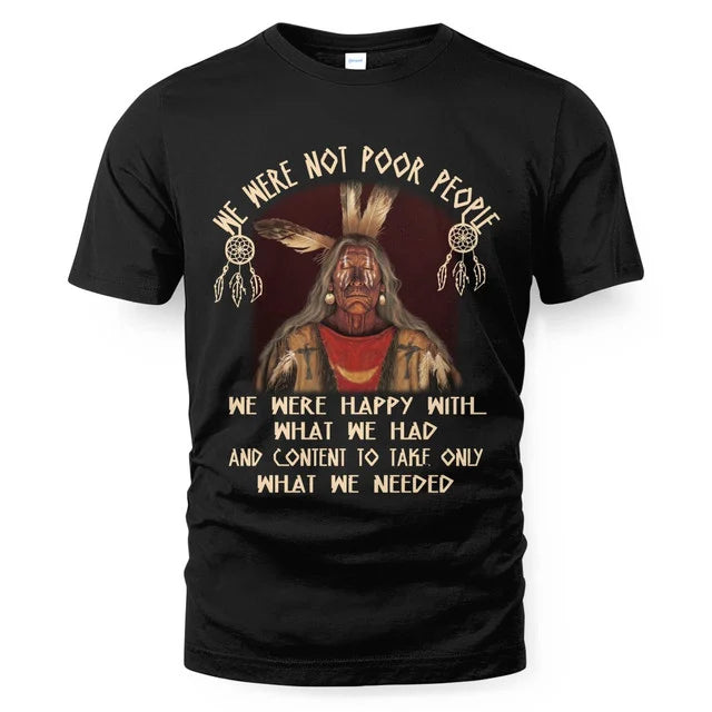 WE WERE NOT POOR PEOLPLE. WE ARE HAPPY WITH WHAT WE HAVE AND THE CONTENT IS JUST WHAT WE NEED