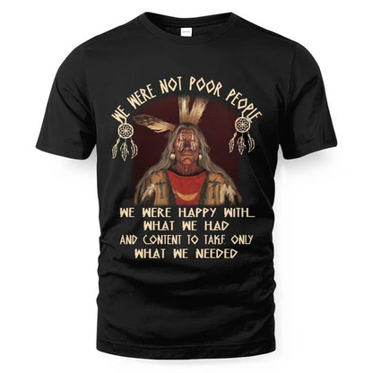 WE WERE NOT POOR PEOLPLE. WE ARE HAPPY WITH WHAT WE HAVE AND THE CONTENT IS JUST WHAT WE NEED