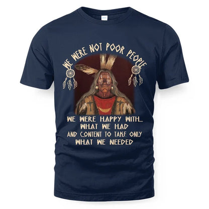 WE WERE NOT POOR PEOLPLE. WE ARE HAPPY WITH WHAT WE HAVE AND THE CONTENT IS JUST WHAT WE NEED