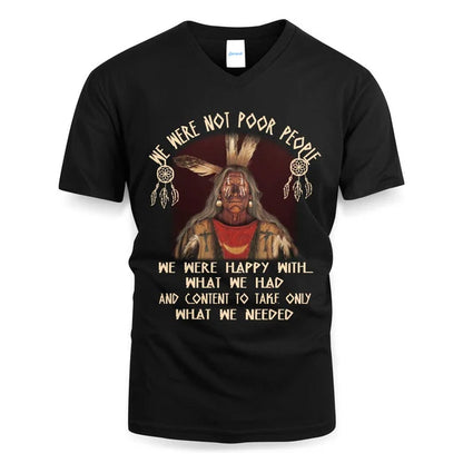 WE WERE NOT POOR PEOLPLE. WE ARE HAPPY WITH WHAT WE HAVE AND THE CONTENT IS JUST WHAT WE NEED