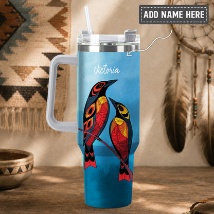 Sacred Bird Spirit Personalized Tumbler