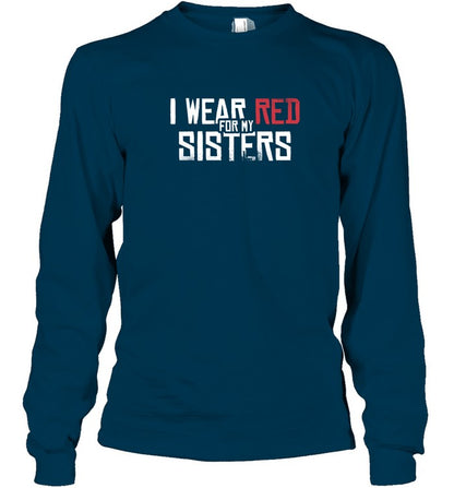 I WEAR RED FOR MY SISTERS - NO MORE STOLEN SISTERS - TWO SIDES