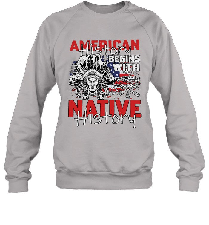 AMERICAN HISTORY BEGINS WITH NATIVE HISTORY