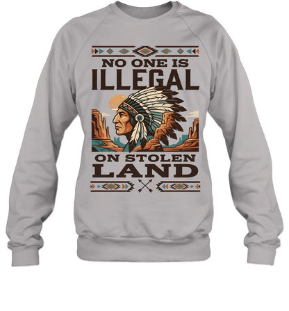 NO ONE IS ILLEGAL ON STOLEN LAND
