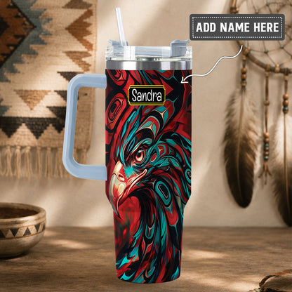 Eagle Storm Spirit Personalized Tumbler