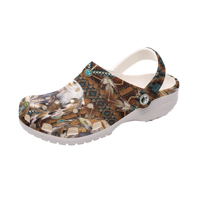 Native Pattern Clog Shoes For Adult and Kid 89151 New