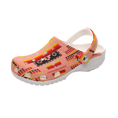 Native Pattern Clog Shoes For Adult and Kid 89174 New