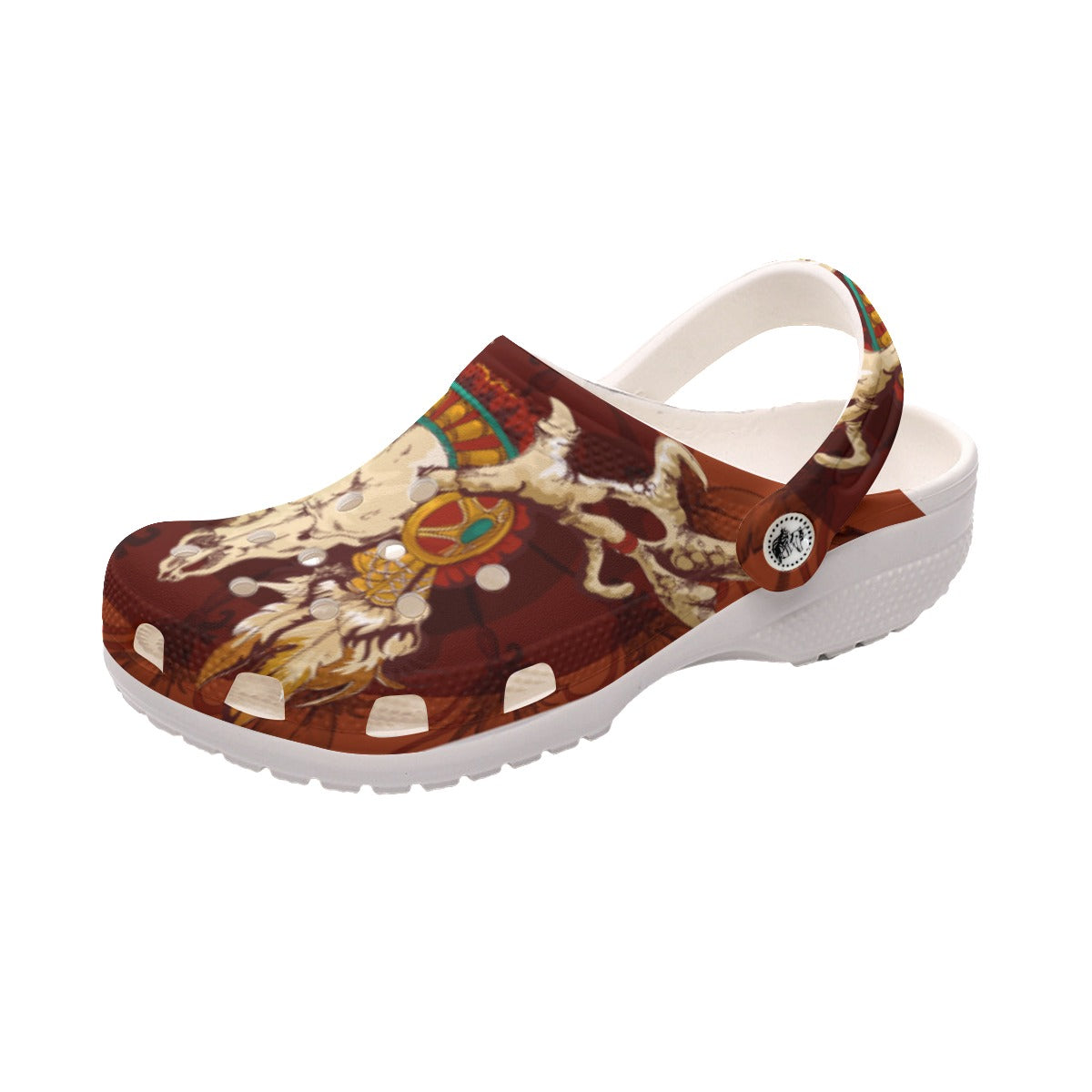 Native Pattern Clog Shoes For Adult and Kid 89171 New