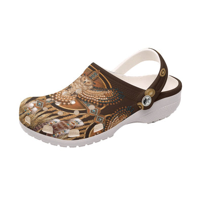 Native Pattern Clog Shoes For Adult and Kid 89139 New