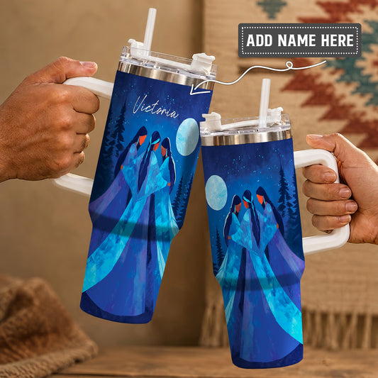 Whispering Moon Connection Personalized Tumbler
