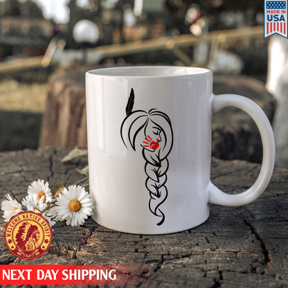 No More Stolen Sister, MMIW Indigenous Ceramic Coffee Mug