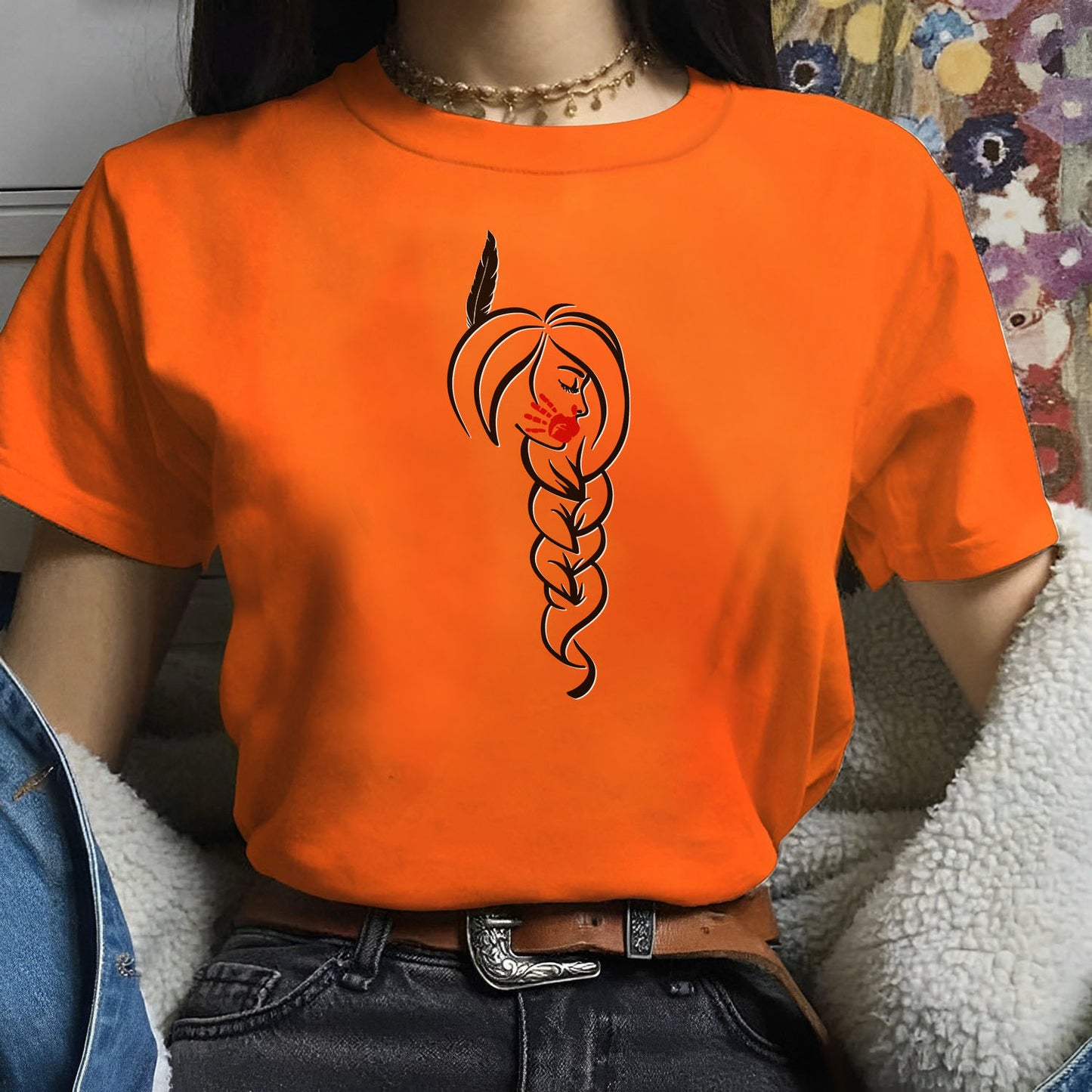 I Wear Red For My Sister, No More Stolen Sisters Shirts