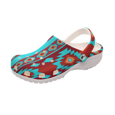 Native Pattern Clog Shoes For Adult and Kid 89167 New