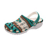 Native Pattern Clog Shoes For Adult and Kid 89143 New