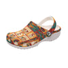 Native Pattern Clog Shoes For Adult and Kid 89153 New