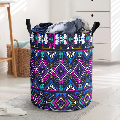 Purple Tribe Pattern Laundry Basket 7 NBD