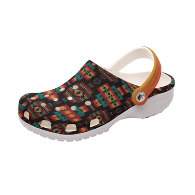 Native Pattern Clog Shoes For Adult and Kid 89144 New