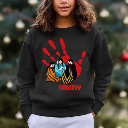MMIW -   Indigenous Women Together With Red Hand Shirt