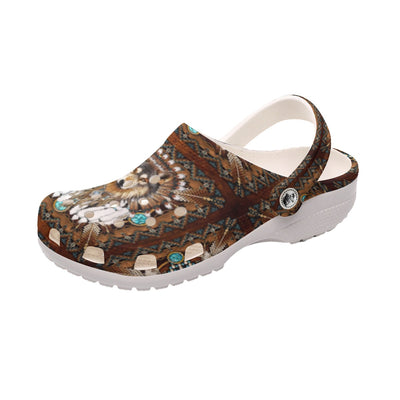 Native Pattern Clog Shoes For Adult and Kid 89165 New