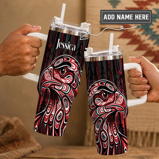 Red Eagle Guardian Personalized Tumbler