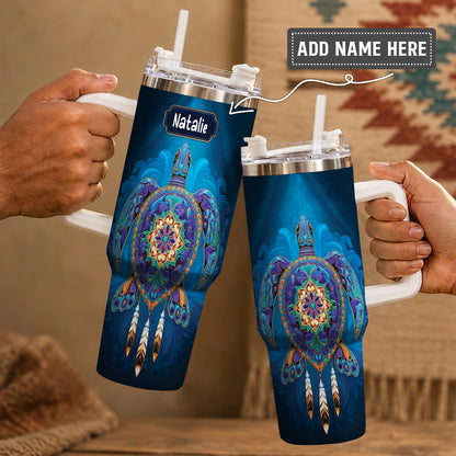 Celestial Turtle Spirit Personalized Tumbler