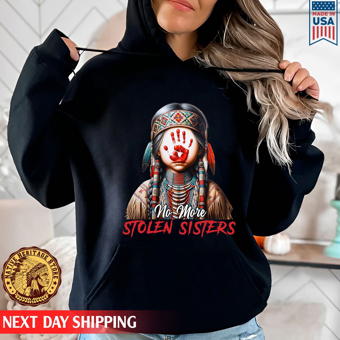 MMIW No More Stolen Sisters No Face Unisex T-Shirt/Hoodie/Sweatshirt