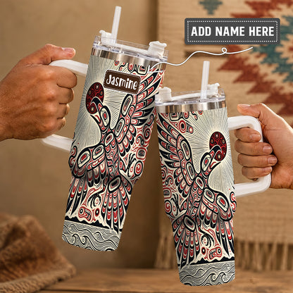 Eagle Sun Flight Personalized Tumbler