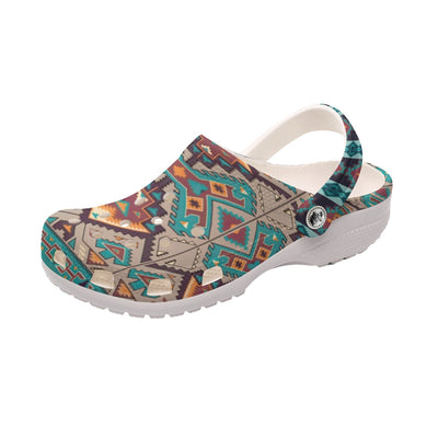 Native Pattern Clog Shoes For Adult and Kid 89145 New