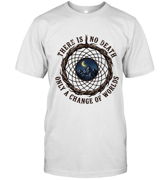 THERE IS NO DEATH ONLY A CHANGE OF WORLDS