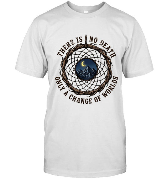 THERE IS NO DEATH ONLY A CHANGE OF WORLDS
