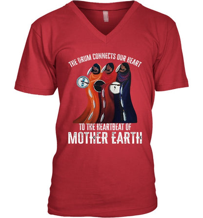 THE DRUM CONNECTS OUR HEART TO THE HEARTBEAT OF MOTHER EARTH