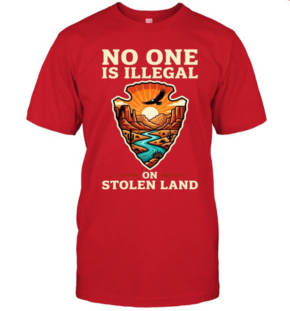 NO ONE IS ILLEGAL ON STOLEN LAND