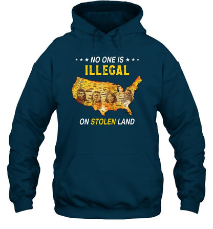 NO ONE IS ILLEGAL ON STOLEN LAND