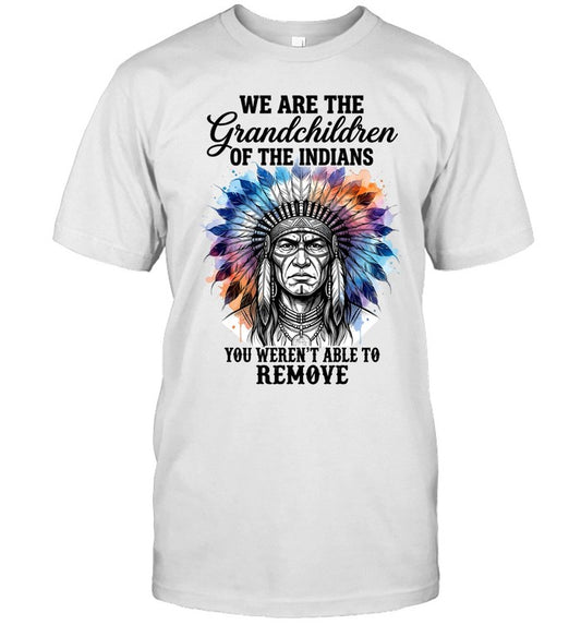 WE ARE THE Grandchildren OF THE INDIANS YOU WEREN'T ABLE TO REMOVE
