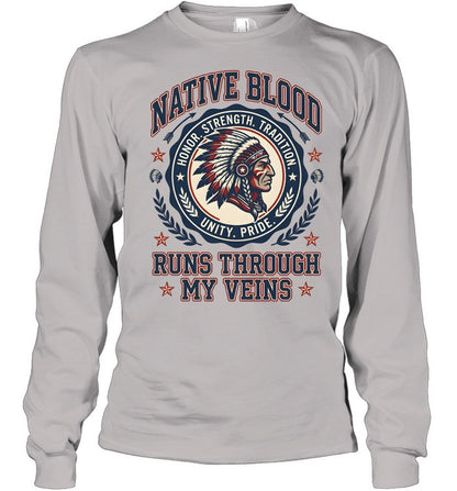NATIVE BLOOD RUNS THROUGH MY VEINS