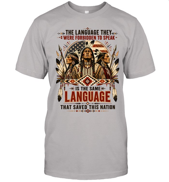 THE LANGUAGE THEY WERE FORBIDDEN TO SPEAK LANGUAGE THAT SAVED THIS NATION