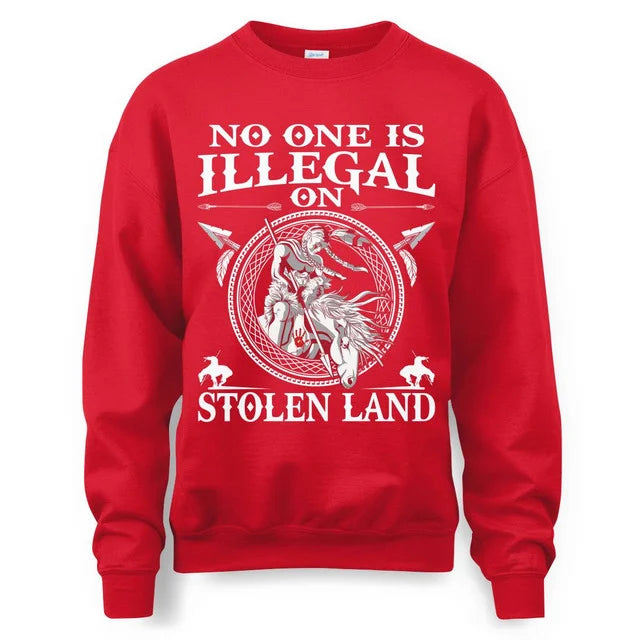 NO ONE IS ILLEGAL ON STOLEN LAND