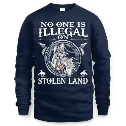 NO ONE IS ILLEGAL ON STOLEN LAND