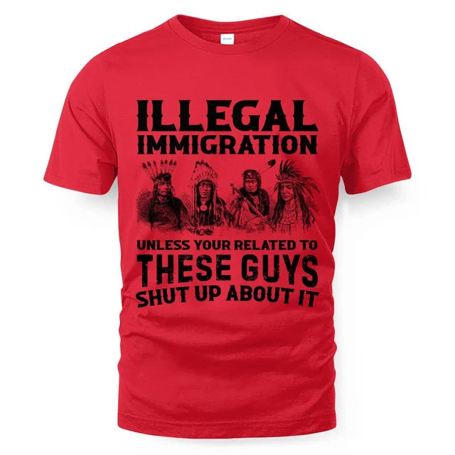 ILLEGAL IMMIGRATION UNLESS YOUR RELATED TO THESE GUYS SHUT UP ABOUT IT