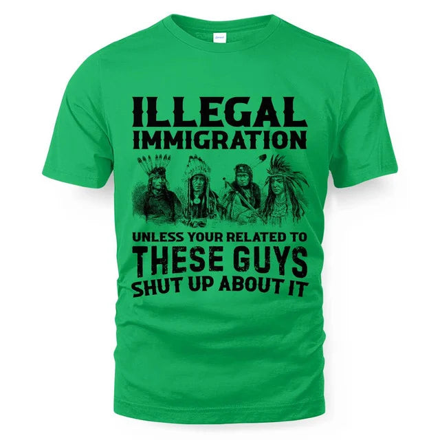ILLEGAL IMMIGRATION UNLESS YOUR RELATED TO THESE GUYS SHUT UP ABOUT IT