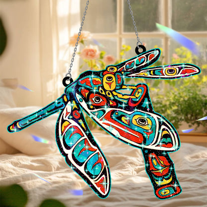 Spiritual Dragonfly Hologram Ornament
