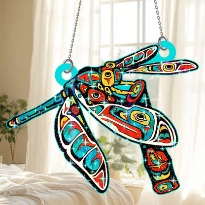 Spiritual Dragonfly Hologram Ornament - CT52789