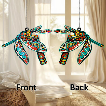 Spiritual Dragonfly Hologram Ornament