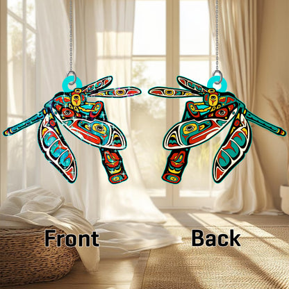 Spiritual Dragonfly Hologram Ornament - CT52789
