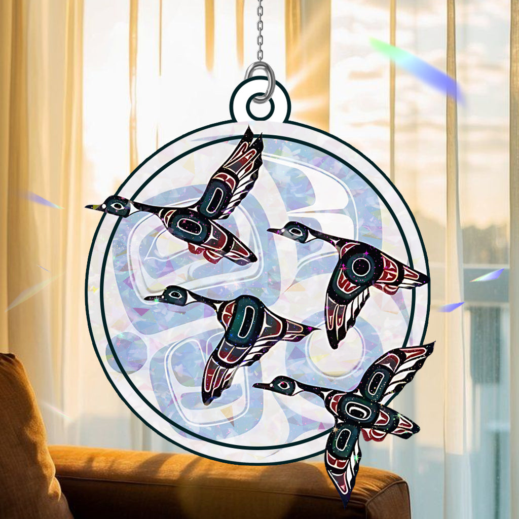 Snow Goose Hologram Ornament - CT52789
