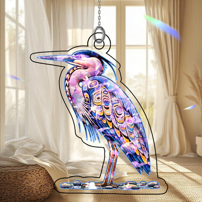 Heron Hologram Ornament - CT52789