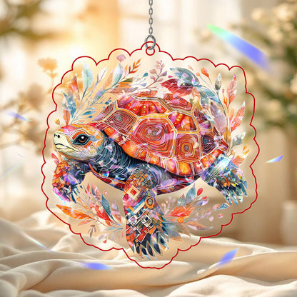 Turtle Hologram Ornament - CT52789
