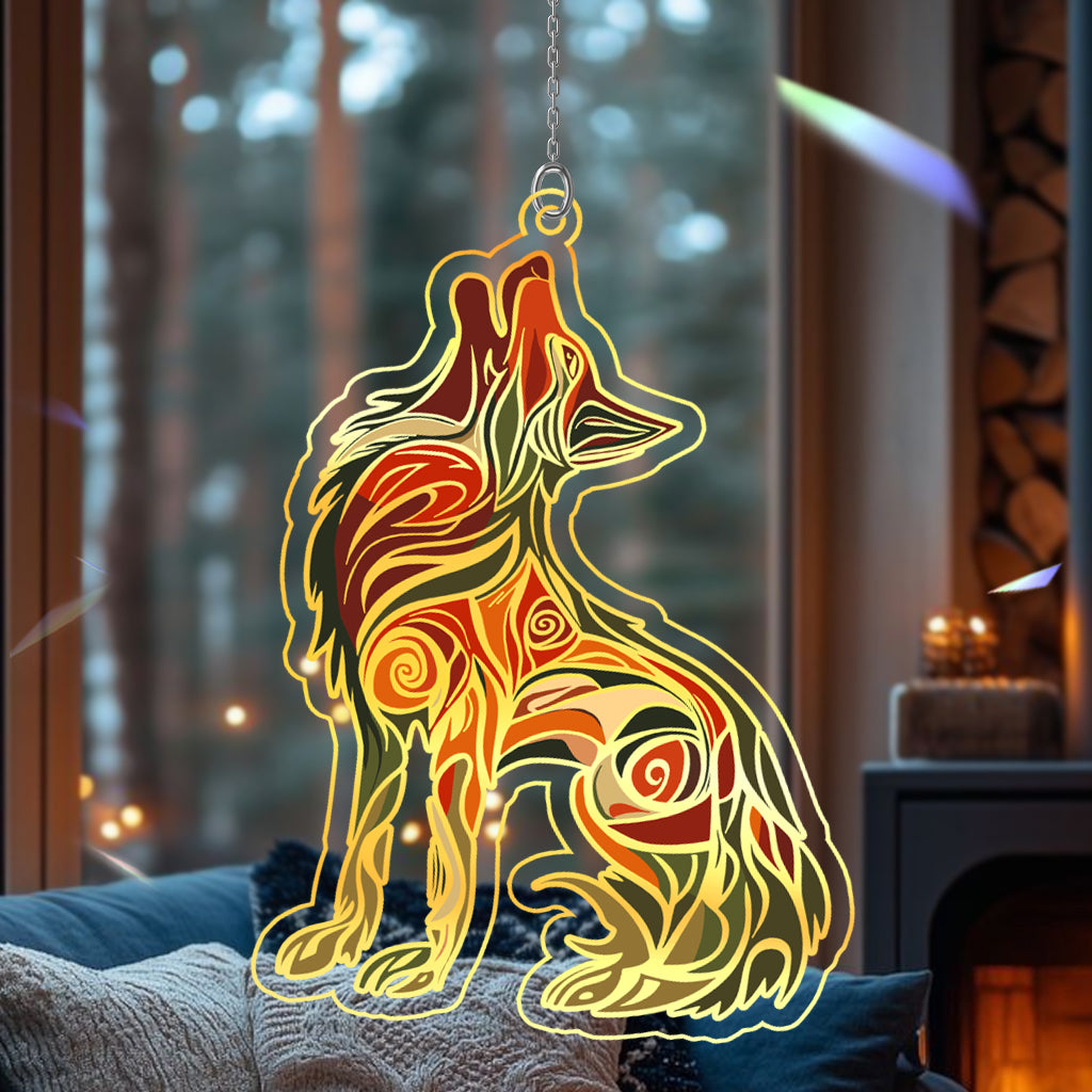 Wolf Hologram Ornament