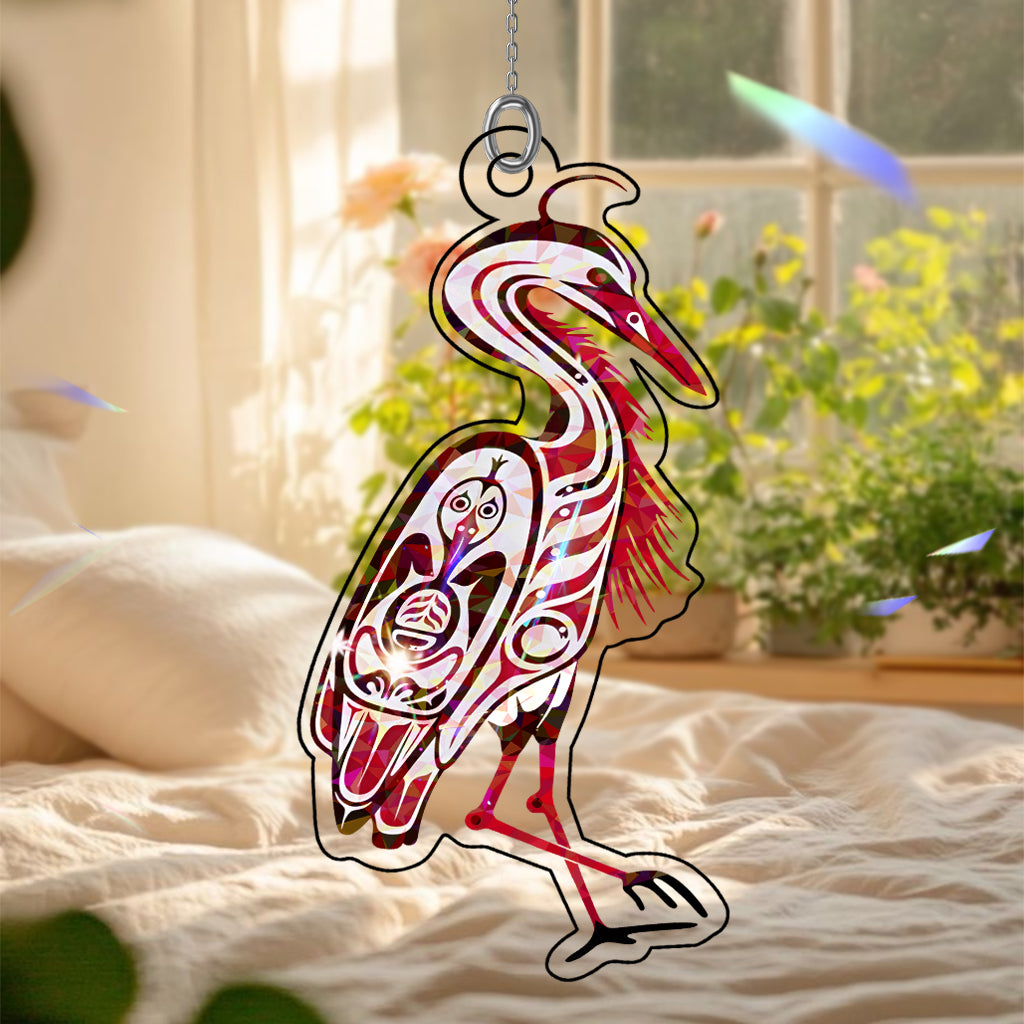 Heron Hologram Ornament