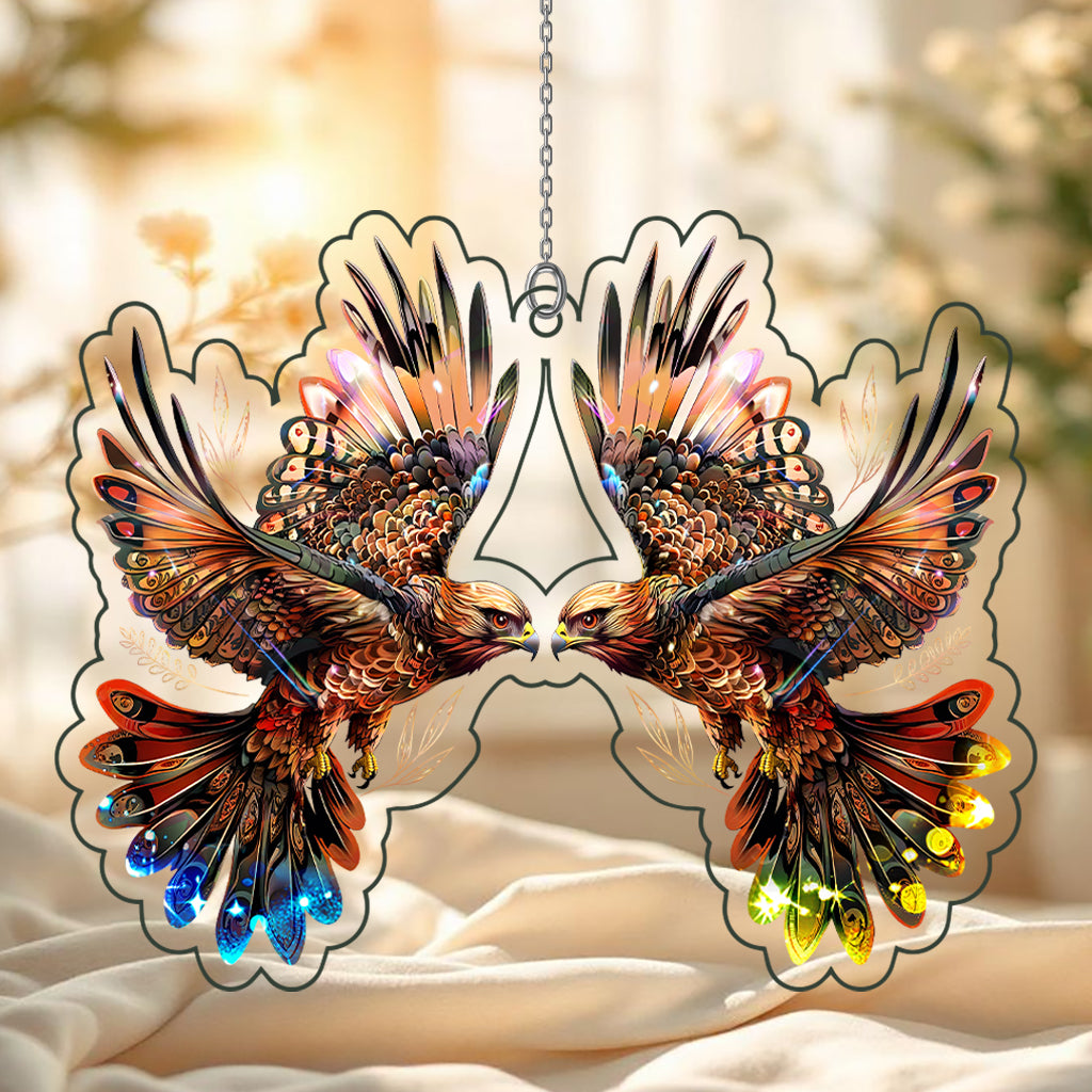 Hawk Hologram Ornament - CT52789